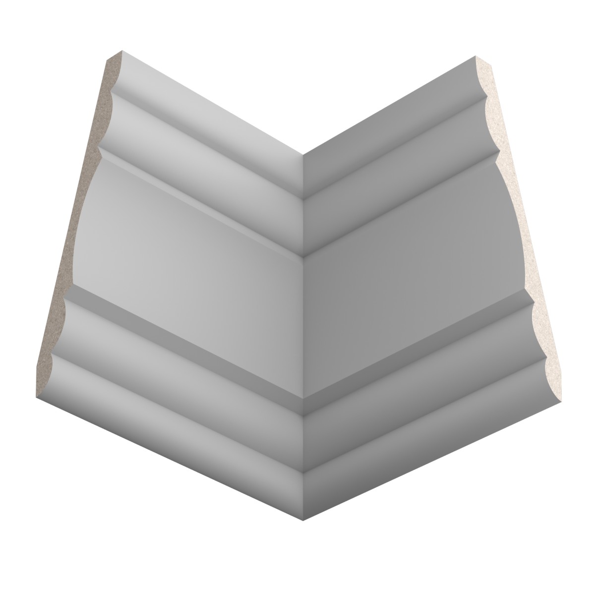 Потолочный плинтус под покраску Ultrawood CR 0022 i 2000×62×170